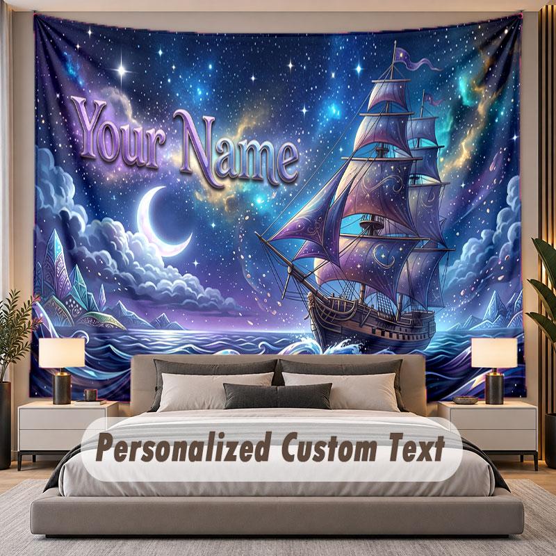 Personalized Name Designs (23) Theme Custom Tapestry Personalized Custom Name Text Wall Hanging Tapestry Home Decor Background Cloth