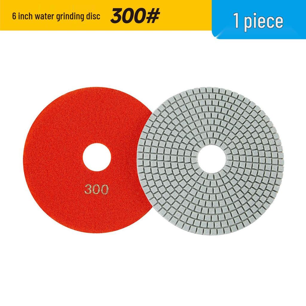 Multi-Size Diamond Water Polishing Pad (5" To 14") for Granite - Fits Angle Grinders