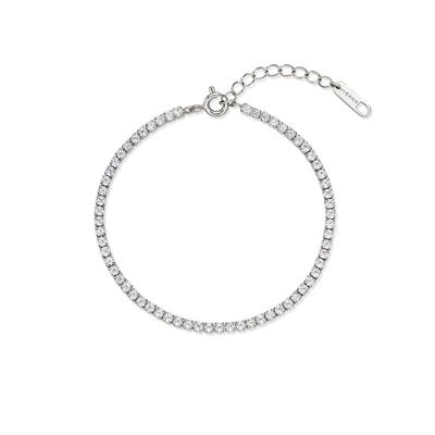 [By Leeer] H Edition Silver (W) Tennis Bracelet 2mm Bh6B49643W9190