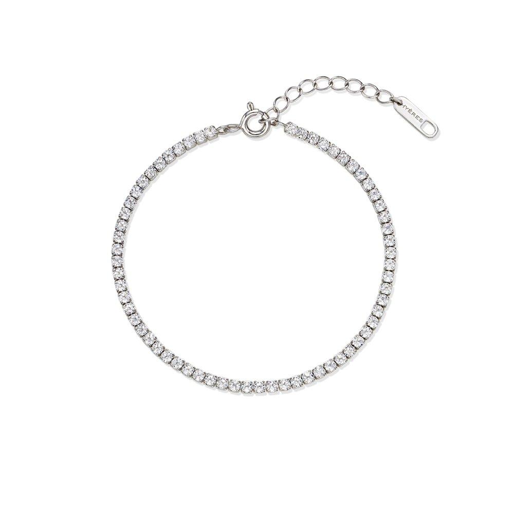 [By Leeer] H Edition Silver (W) Tennis Bracelet 2mm Bh6B49643W9190