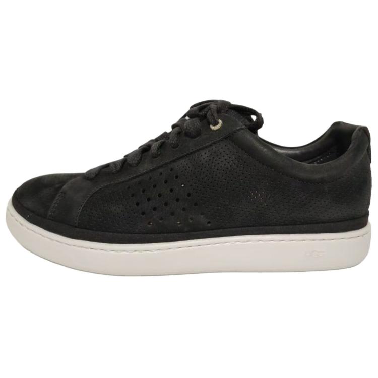 

UGG Cali-Low Perf Leather Versatile Round Toe Low-Top Sneakers Men Sneakers Black 1095469-BLK 43
