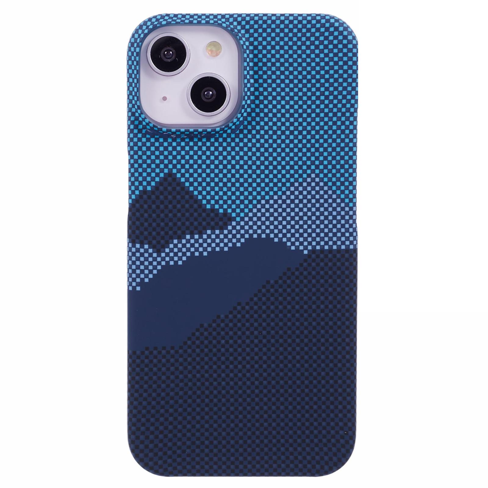 

For iPhone 15 Case Water Transfer Printing Luminous Anti-Scratch PC Cell Phone Cover D