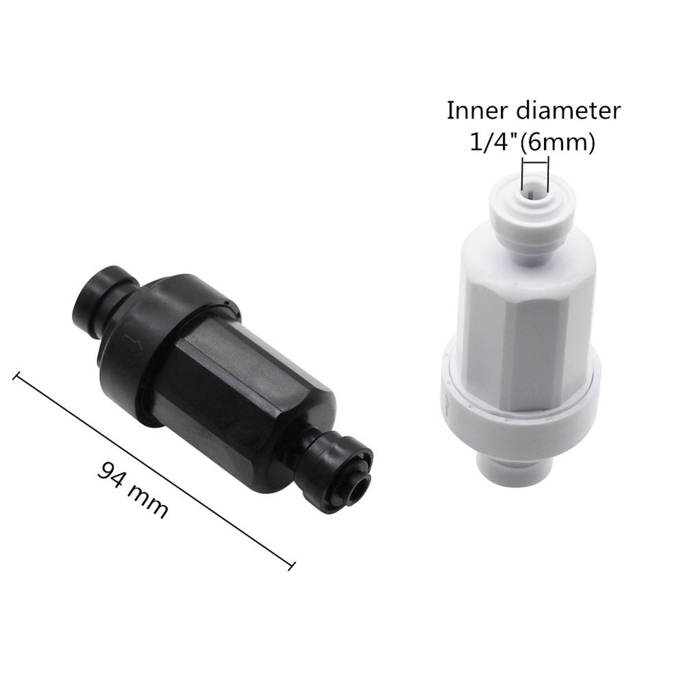1/4" Water Purifier Front Microfilter Stainless Steel 120 Mesh Quick Connect Water Filter Garden Irrigation Slip Lock Filter
