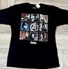 2015 Sz XL Avengers T-Shirt Captain Iron Man Hulk Thor Hawkeye Blk Widow Ultron