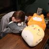 Soft Cute Cartoon Animal Hand Warmer 3-in-1 Pillow Blanket for Office Naps
