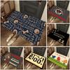 Retro Creativity Ins Trend Carpet Rugs for Living Room Decor Bedroom Bedside Rug Lounge Area Nonslip Floor Mat Entrance Doormat