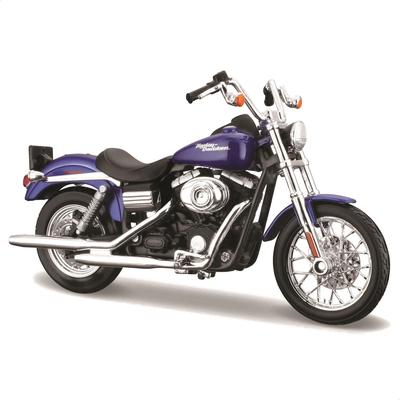 Maisto 1/18 Scale Harley-Davidson Motorcycles Series 44 Collection 31360 (No Base) / Diecast Model Car Motorcycle (2006 Dyna Street Bob Blue 23103)