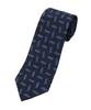 [TAKEO KIKUCHI] Auspicious Necktie PNJ Arrow Feather Stripe Necktie Navy (394) 00