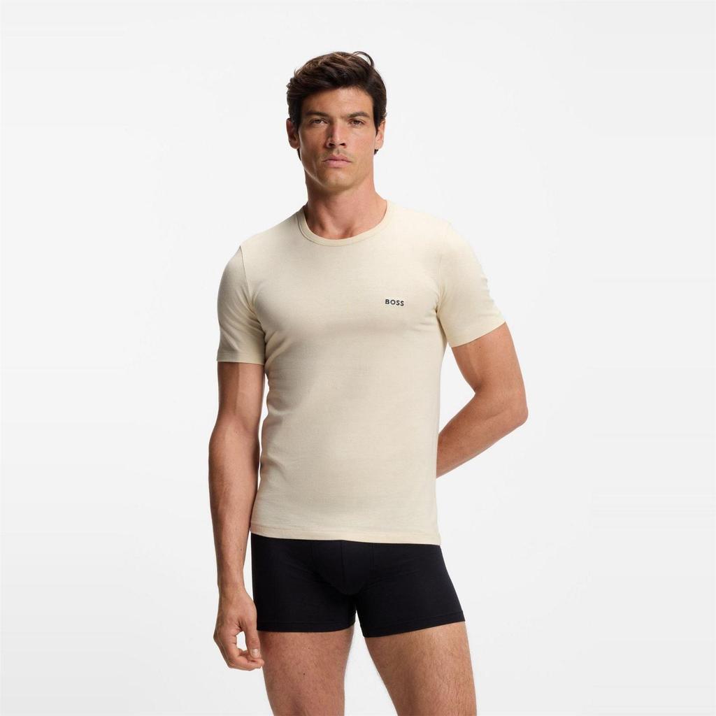 Boss Mens Logo T-Shirt (Pack of 3)