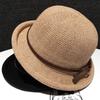 Spring and Autumn Top Hat Female Summer Adult Straw Hat Shade Sun Hat Fashion Foreign Style Sunscreen Hat Hepburn Wind Basin Hat