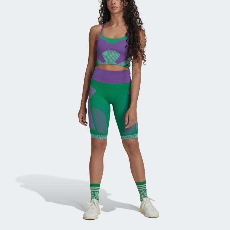 adidas By Stella McCartney Truestrength Design Costurado Sutiã Esportivo de Tricô Sutiã Esportivo Feminino Multicolor HG1417