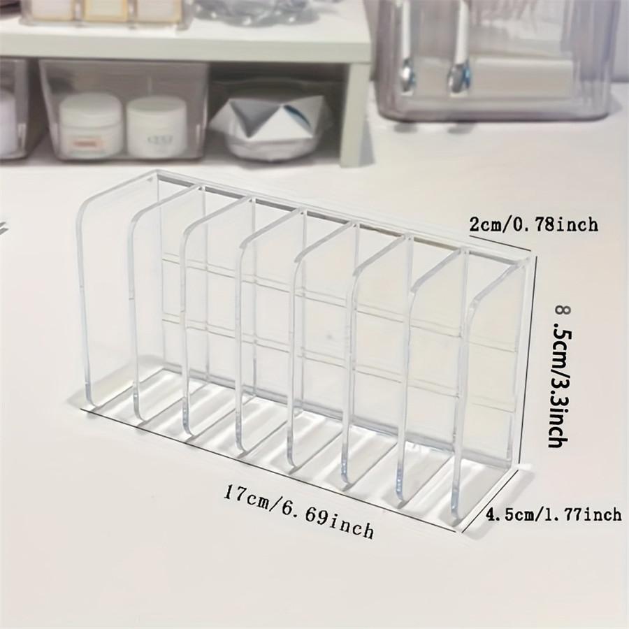 

7 One Multifunctional Cash Cosmetic Rack Transparent, Dressing Table Cosmetic Sortion Box, Toothpaste Storage Rack чистый