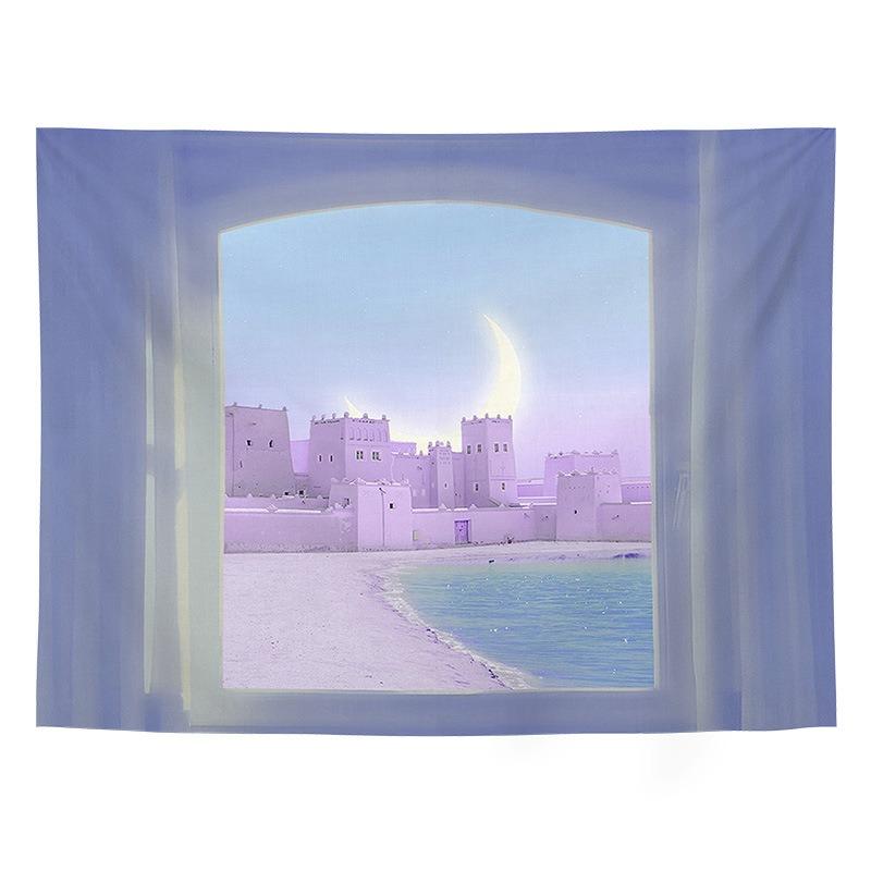 Ниша Искусство Декоративная Живопись Фон Подвесная Ткань Домашнее Настенное Украшение — фото 5