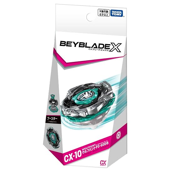 TAKARA TOMY BEYBLADE X CX-10 Booster Wolf Hunt F0-60DB