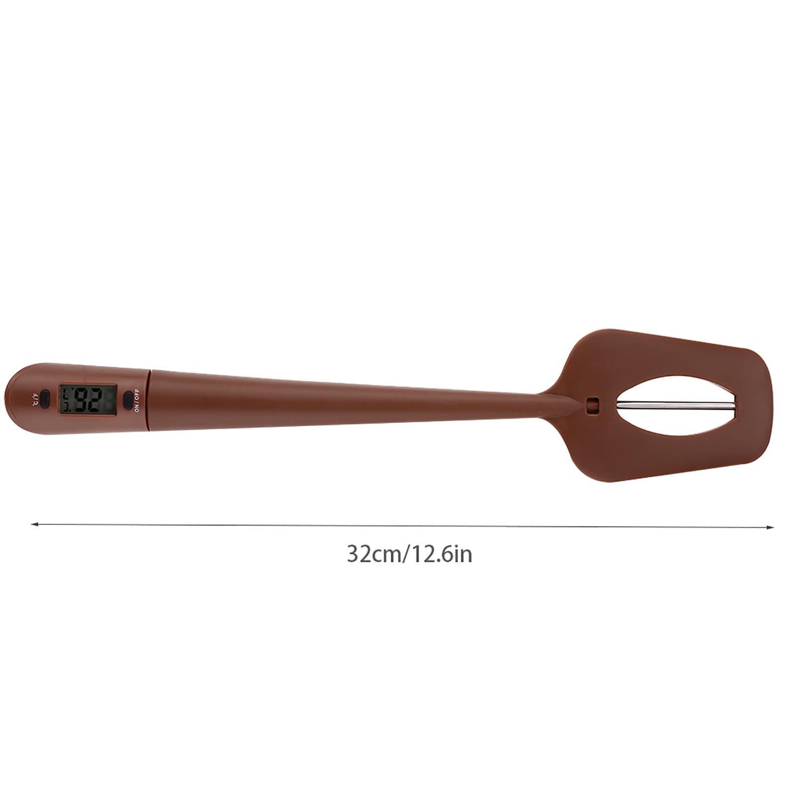 

Digital Thermometer Portable Cooking Thermometer Chocolate Thermometer with Metal Probe for Kitchen Cooking Baking BBQ Sauce Jam Making