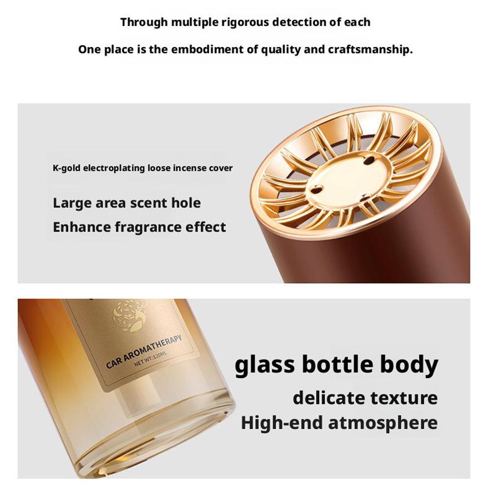 Car Air Freshener Natural Plant Aromatherapy Perfume Interior Essential Refreshing Anti Fatigue Long-Lasting Auto Aromatherapy
