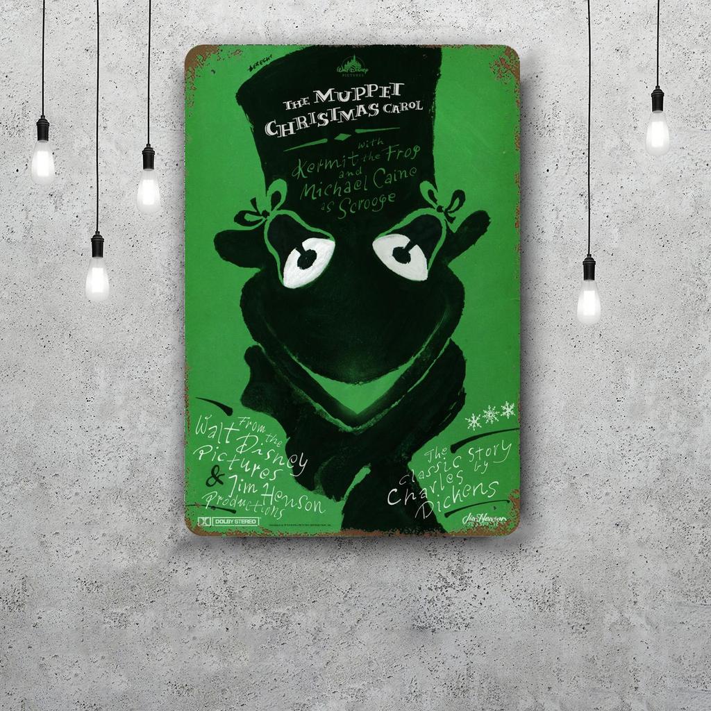 MINISO The Muppet Christmas Carol Funny Bar Metal Sign, Retro Plaque, Vintage Sign, Alcohol Drinker, Pub,Kitchen Wall Decoration