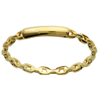 Ehering Vergoldet 'Lien d'Amour' golden - 10x2 mm