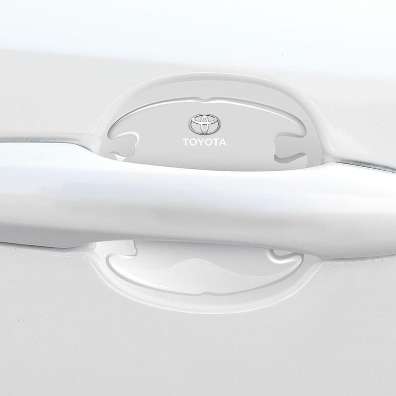 Car Body Anti-Collision Protection Strip Auto Door Handle Bowl Anti-Scratch Sticker for Toyota TRD GR Camry Corolla Crown Auris C-HR
