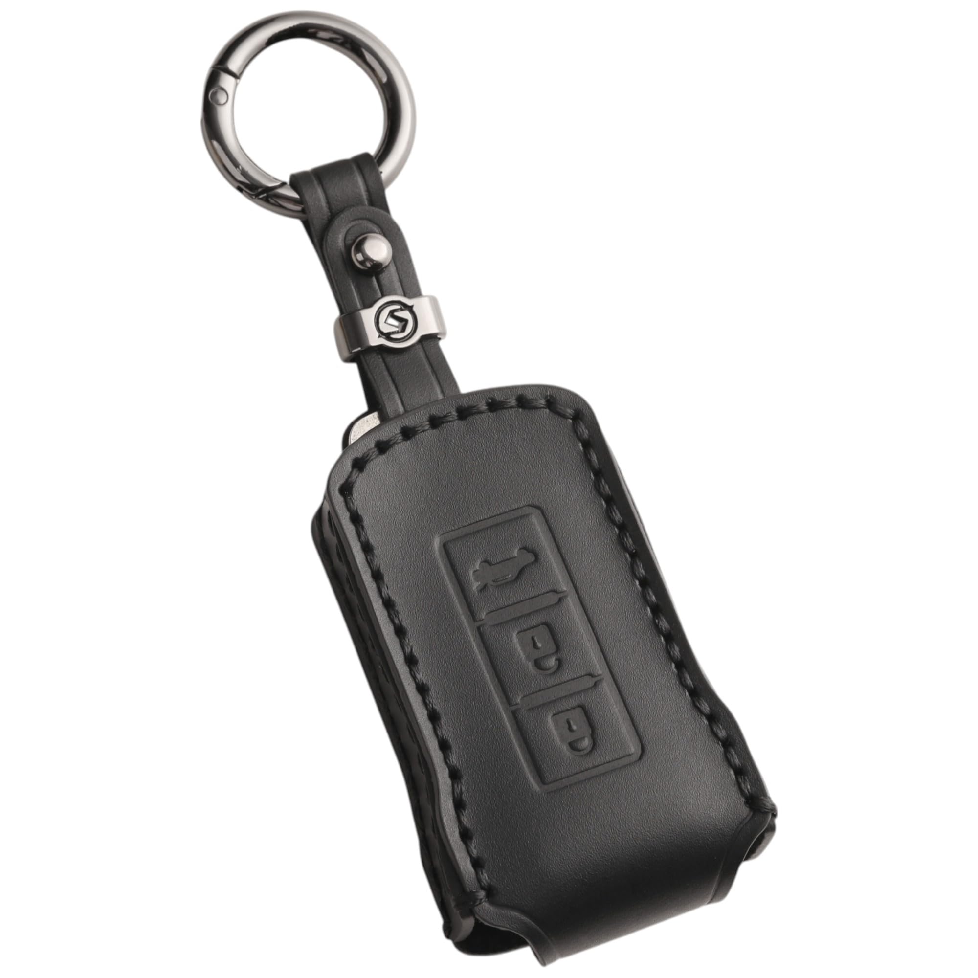 

[smasol] DELICA D5 Delica D5 Jasper New Outlander Triton Key Cover Genuine Leather Mitsubishi чёрный