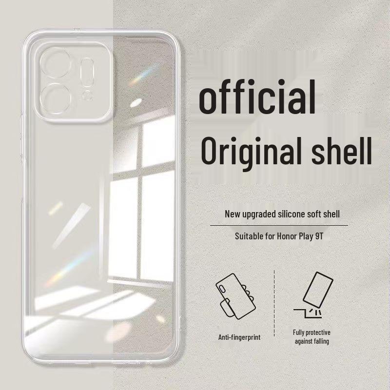 Honor Play9T Liquid Rubik's Cube Anti-Drop Soft Phone Case - Solid Color, Full Coverage