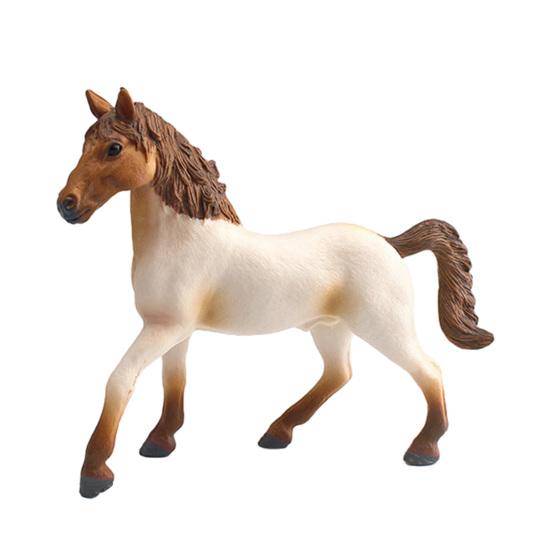 Lifelike Horse Figurine Stallion Pony Collectible Model Miniature Farm Animal Boys Girls Educational Toy Decoration Horse Lover Gift
