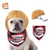 Pet Wig with Bob Bangs: Funny Cosplay Headdress for Cats & Dogs