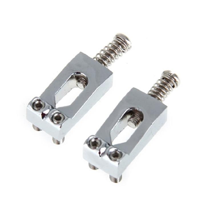 Adjustable Guitar Bridge Saddles With 0.5mm Adjustment Range Corrosions Resistant Alloys For Stage Practice