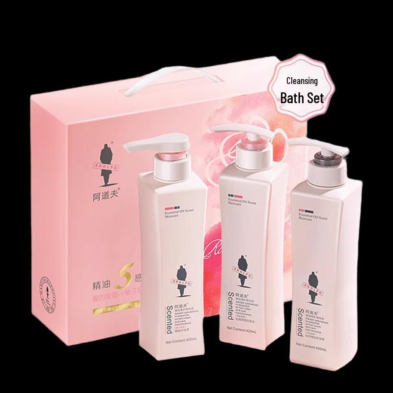 Adolph Gentle Essential Oil Wash and Care Set