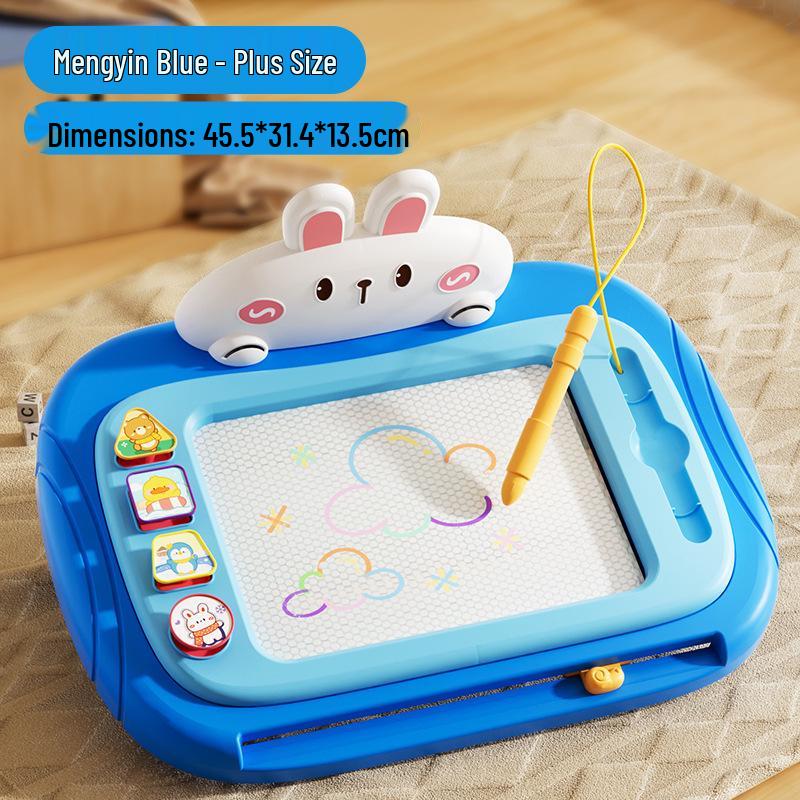 Large Magnetic Children's Drawing Board - Colorful, Erasable Doodle Table for Home