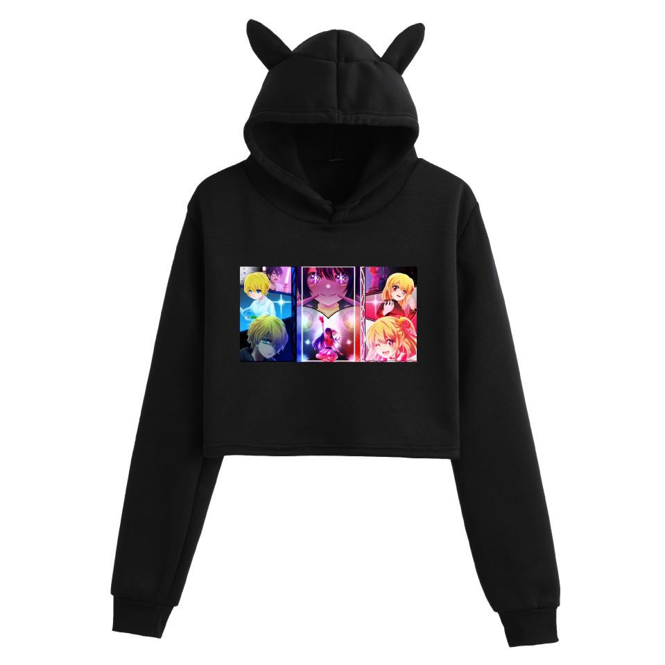 2023 Japanese Anime Oshi No Ko Starry Child Cat Ear Hoodie