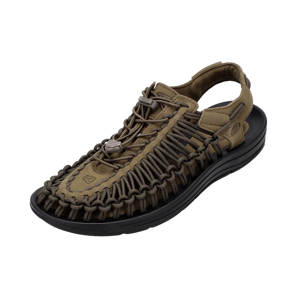 Keen UNEEK Спортивная модель Dusty Sport Уличная обувь Мужские открытые сандалии, 1023381, Оливковый/Черный (1023381) - Кроссовки, Сандалии, [Б/У]