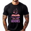 Just Girl Who Loves Books Read Reading Book Librarian Clothing High Quality Mens TShirt Memorial Day