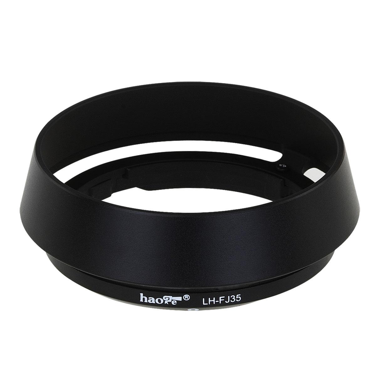 Haoge LH-FJ35 Round Lens Hood for Fujifilm Fuji XF 35mm F2,XF 23mm f2 R WR,XC 35mm F2  Lens Black LH-XF35-2 чёрный
