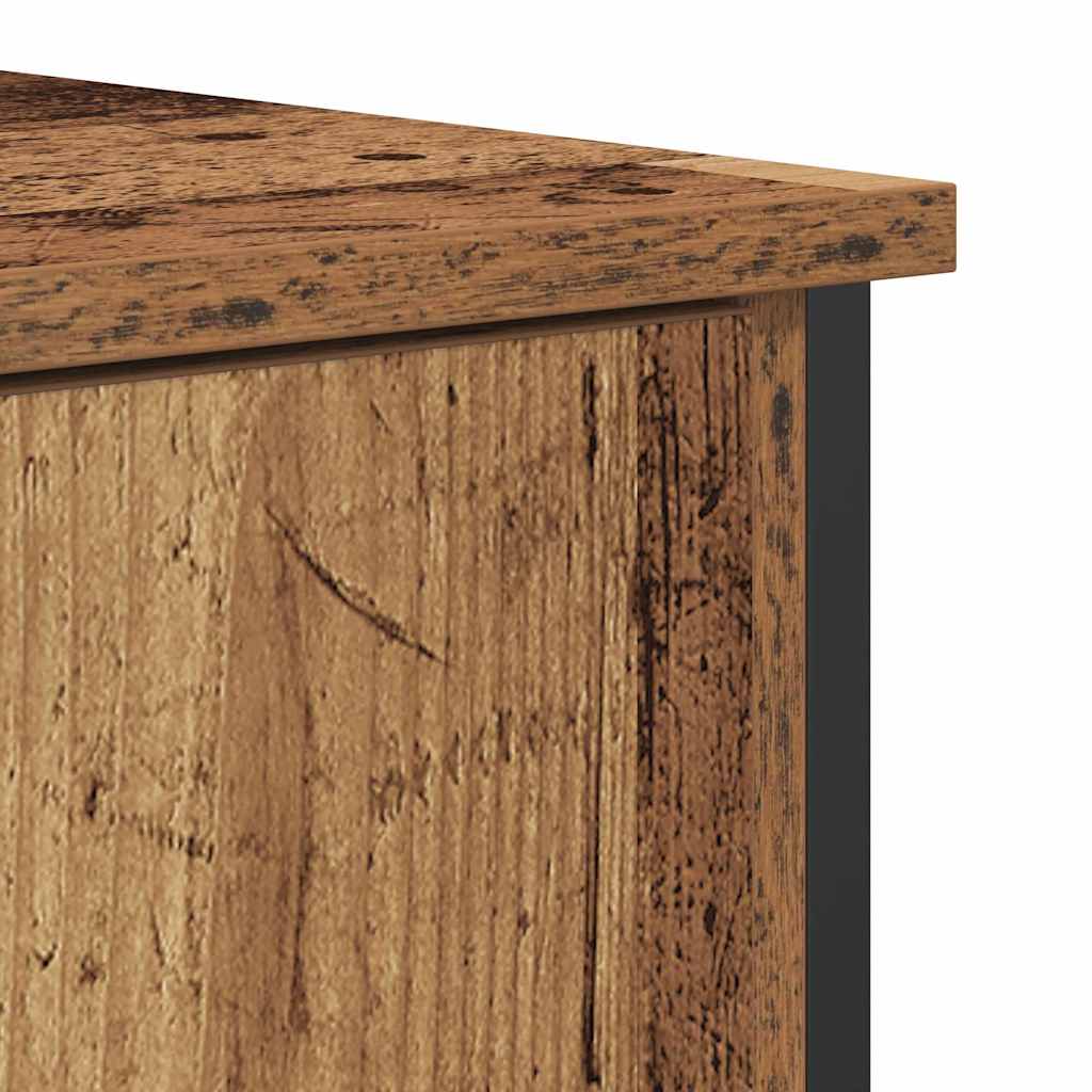 Sideboard Made of Reclaimed Wood 70 X 30 X 80 Cm Engineered Wood