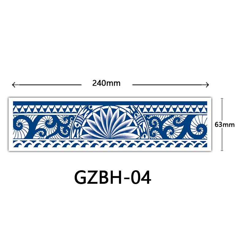 Juice Arm Ring Tattoo Sticker, Semi-Permanent Herbal Tattoo Sticker, Sweat-Proof Semi-Permanent Tattoo