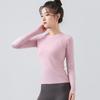 Women's Autumn/Winter Long Sleeve Round Neck Yoga & Fitness Top