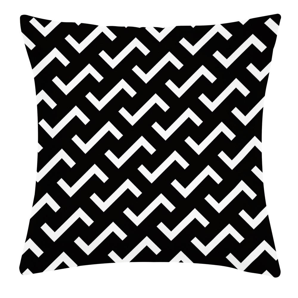 Colorful Geometric Pattern Pillowcase Dormitory Decoration Office Living Room Sofa Home Pillowcase