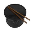 1Pair 5A/7A Drum Sticks Replacement Comfortable Hand Grip Drumstick Redwoods Drumsticks for Drummer or Beginner