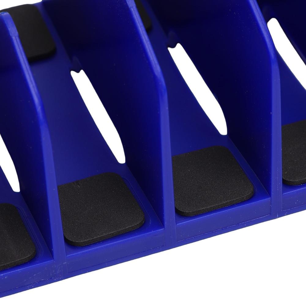 4pcs 10 Slot Pliers Organizer Rack Blue Tool Organizer Rack Non-Slip Pliers Holder Tool Box Drawer