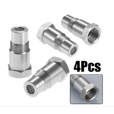 4PCS Car CEL Oxygen O2 Sensor Fix Check Engine Light Eliminator Adapter With Filter Car Tool Accessory