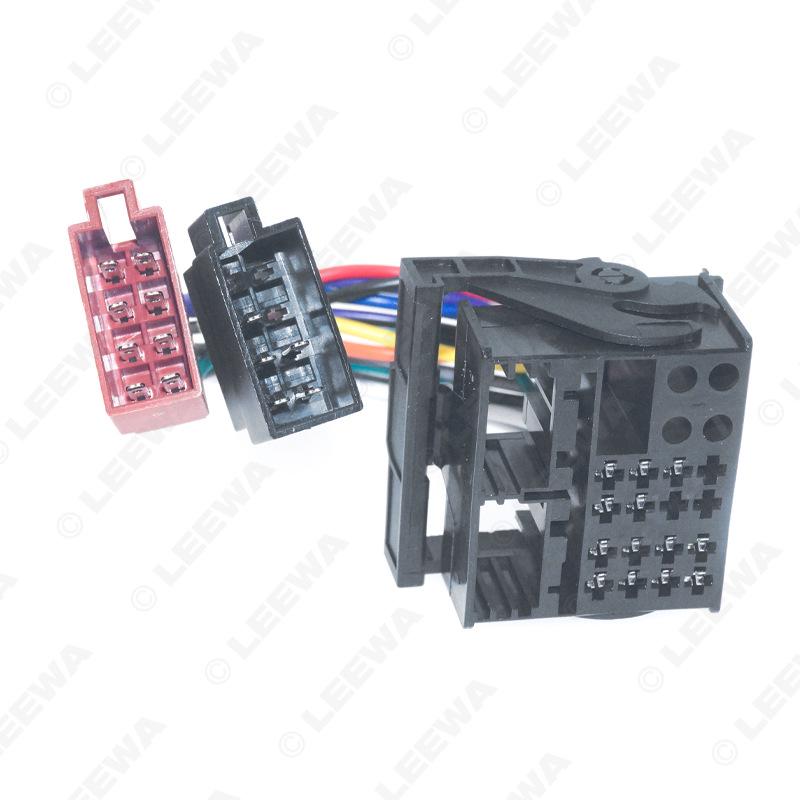 Ford 2003+ Audio Adapter: ISO Double-Head Plug, Power Speaker Wire for Modification