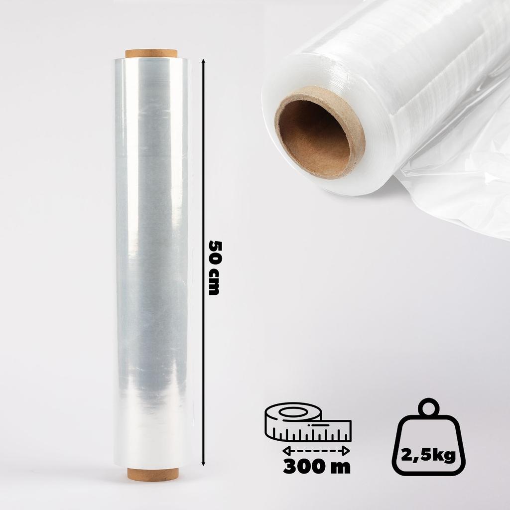 KADAX Stretch Film Stretch Transparent Strong 2.5kg 300m