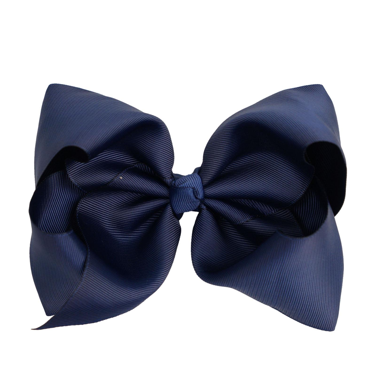 

1 шт. 8-дюймовые банты из репсовой ленты, заколки-крокодильчики, большие банты для волос для девочек, аксессуары для волос для подростков, детей, малышей