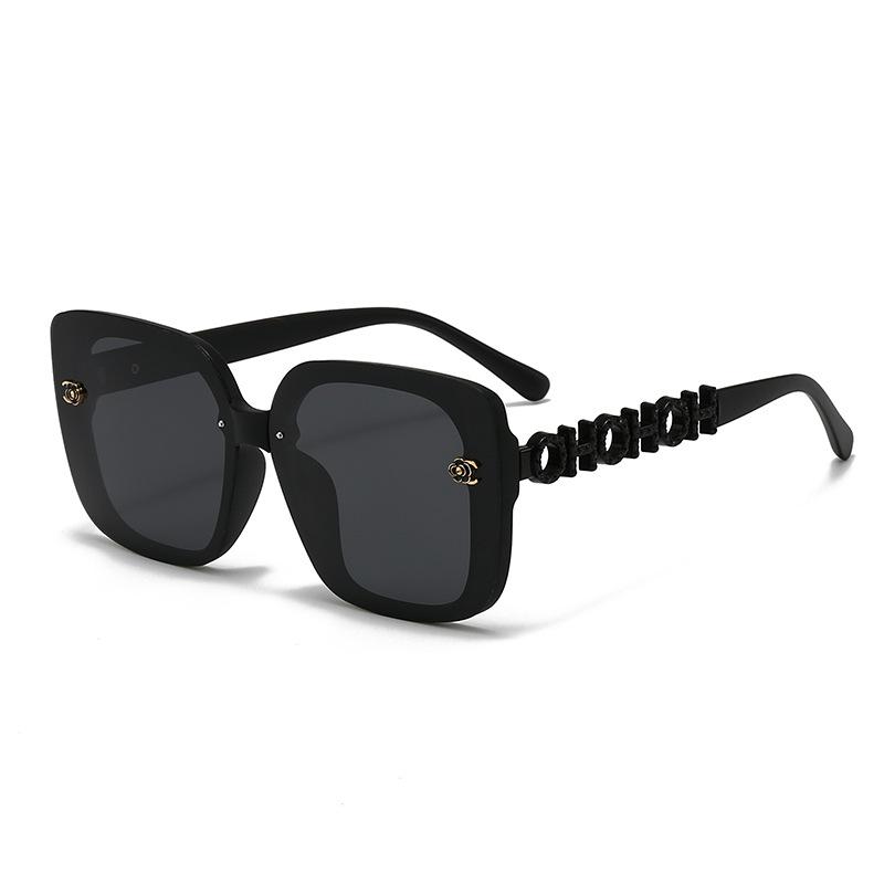 Light luxury polarized sunglasses women's high sense large frame versatile sunglasses Internet celebrity live glasses tide