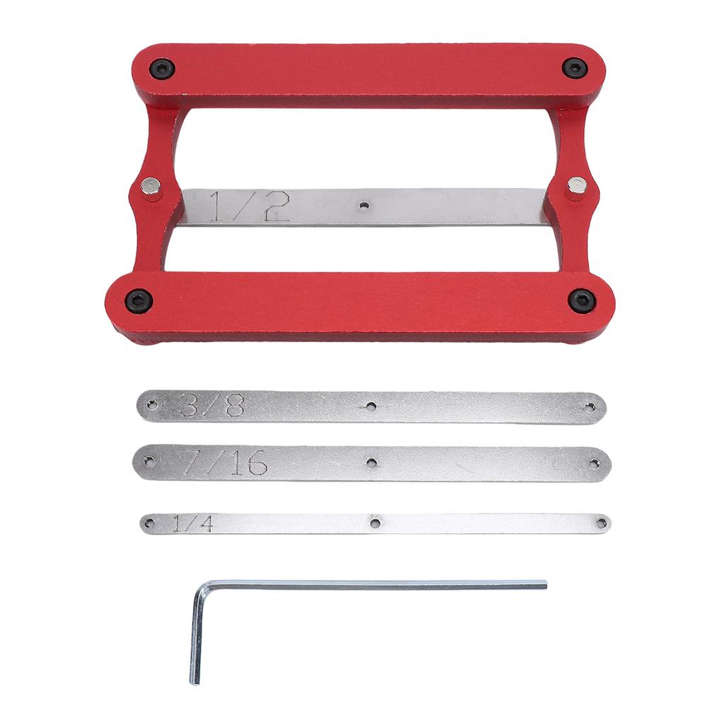 Center Gauge Imperial System Precise Positioning Center Finder Marking Tool for Woodworking