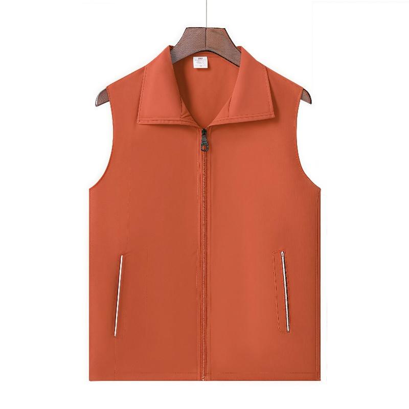 Outdoor Men's Pocket Vest Jacket Pographer Vest Worker Electrician Welder Car Repair Work Vest high-end custom logo