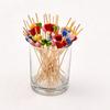 100PCS  Fruit Stick Bamboo Pick Buffet Cupcake Fruit Fork Party Dessert Salad Stick Cocktail Skewer For Wedding Decor