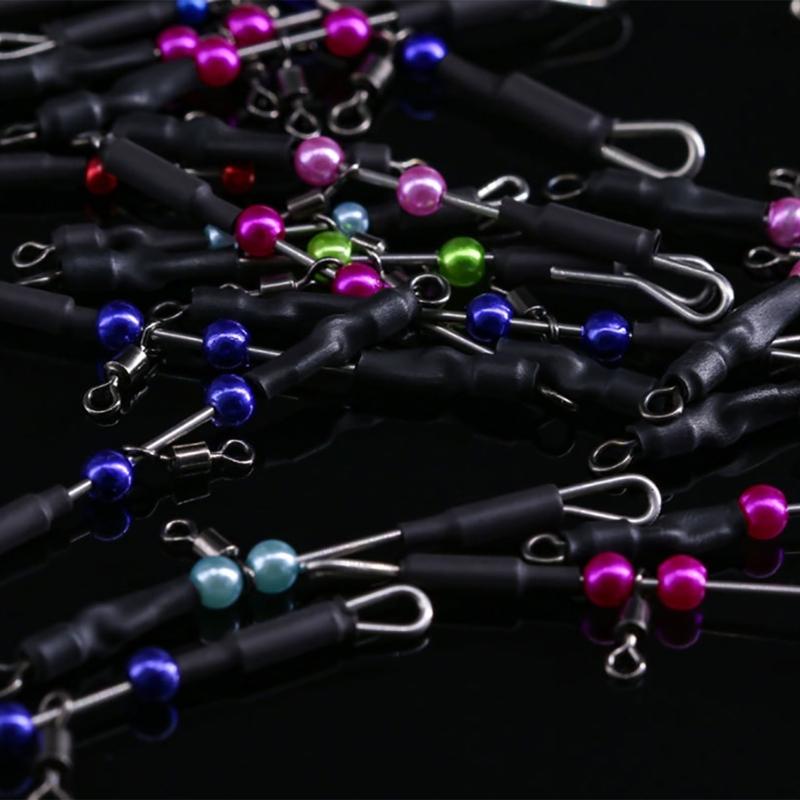 5Pcs Bearing Swivel Fishing Connector Fast Hook Fishing Accessories Easy to Use