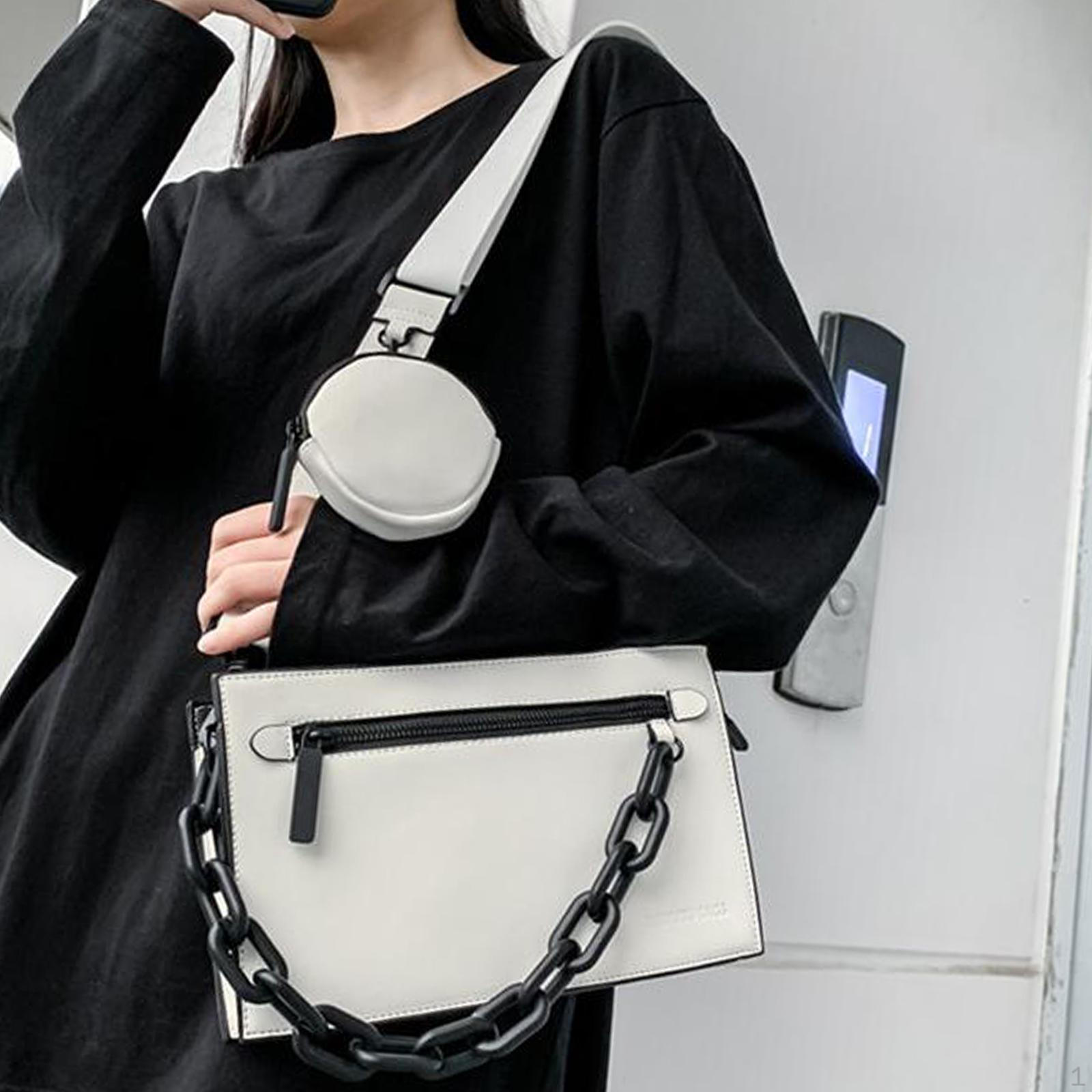 Сумка через плечо для мужчин - Стильная и функциональная White